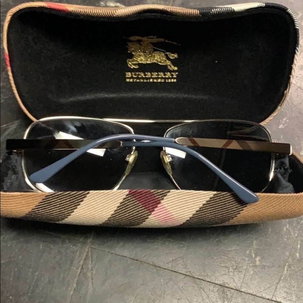 Burberry Men’s Aviator Sunglasses - Picture 2 of 6